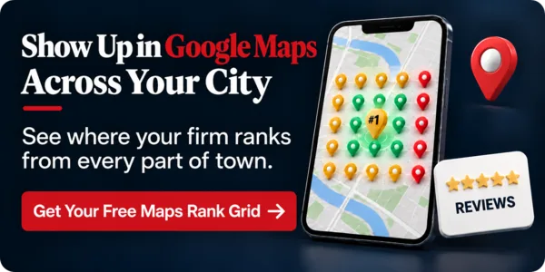 Get a free Google Maps rank grid for your Canadian law firm.