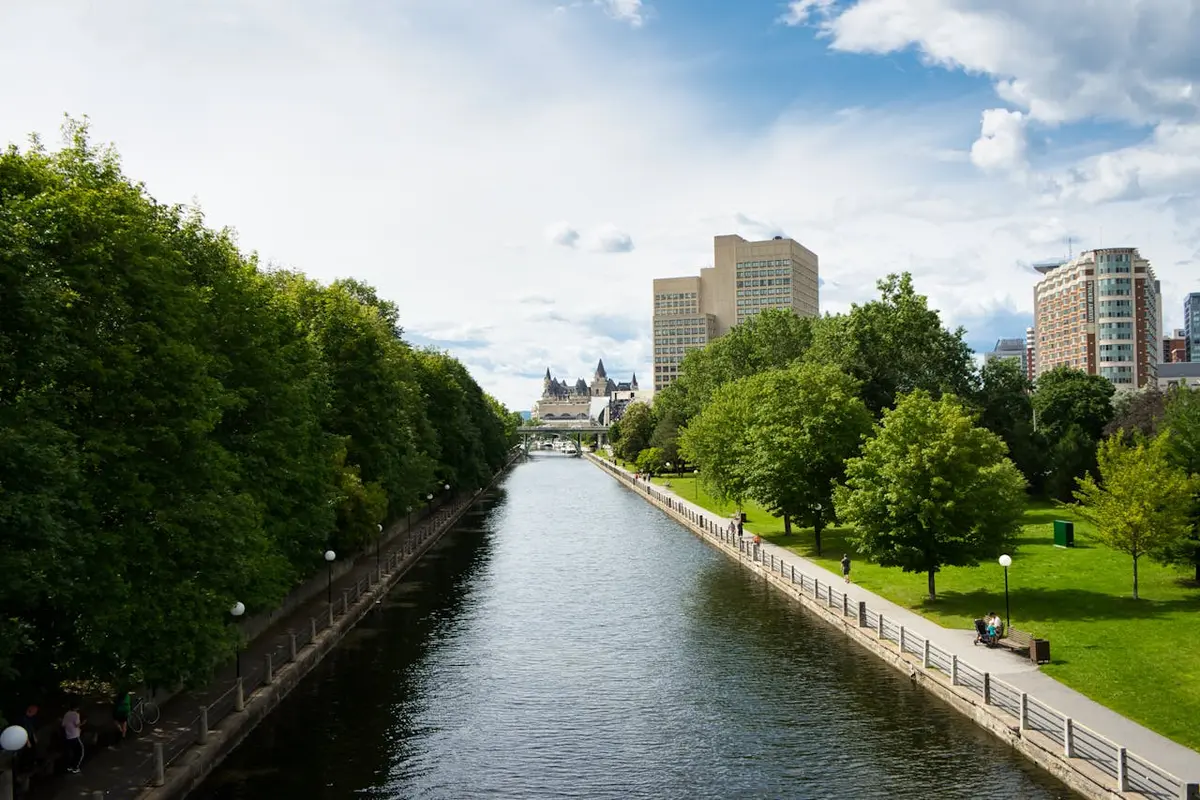 Rideau Canal in Ottawa, Ontario