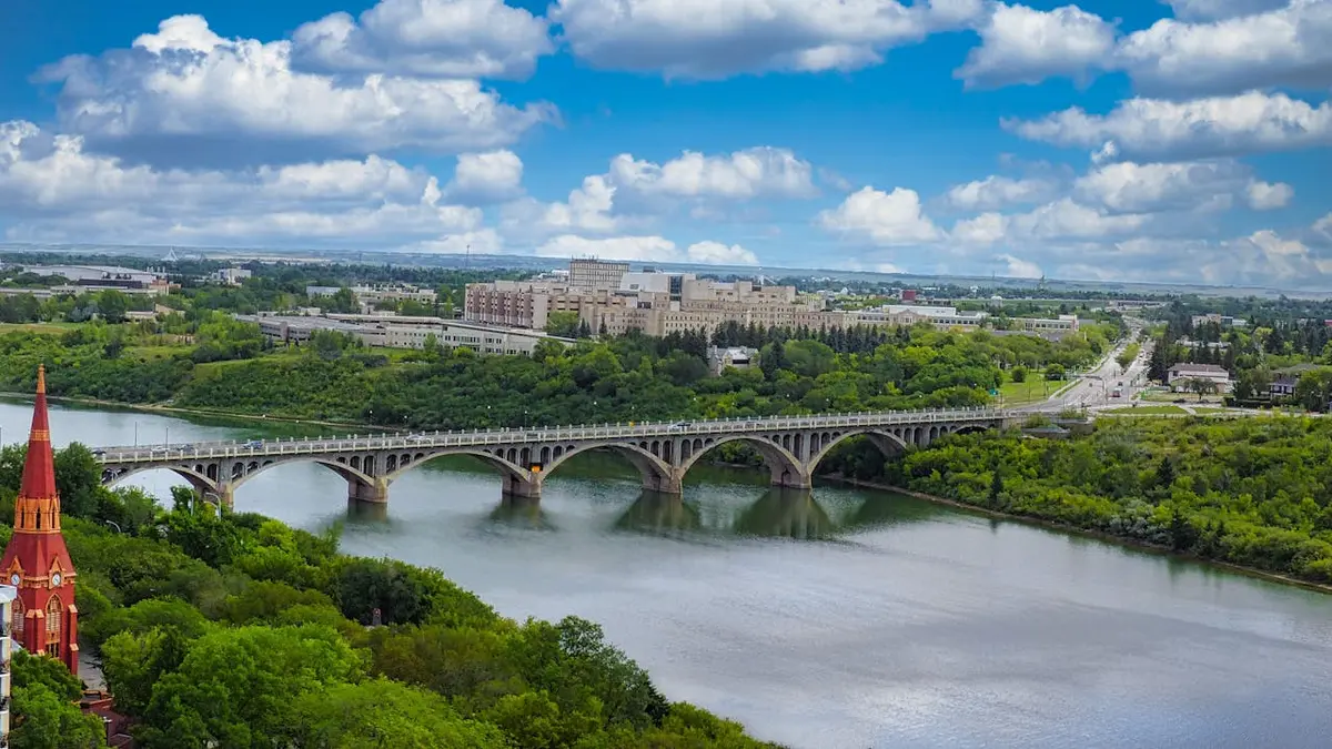 University Bridge over the South Saskatchewan River in Saskatoon