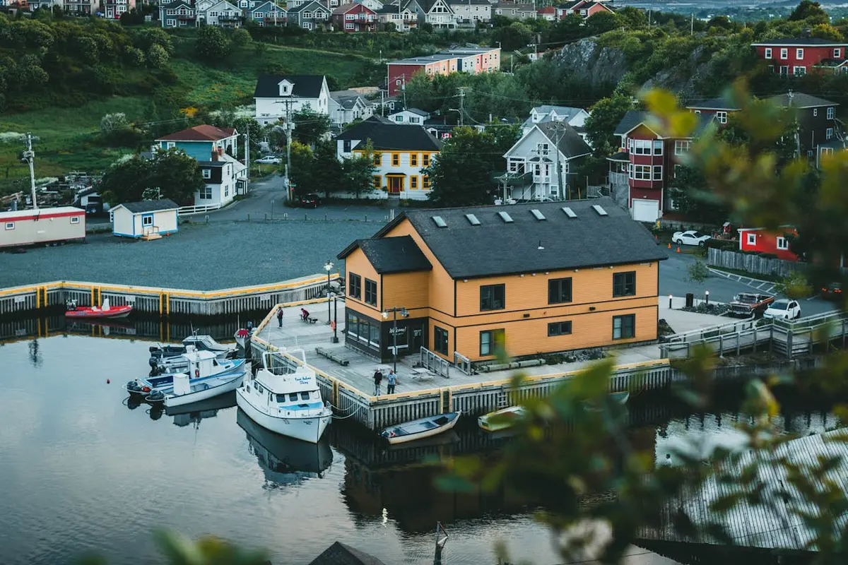Working docks on St. John's Harbour, Newfoundland and Labrador