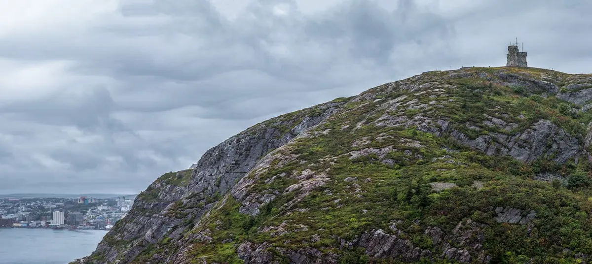 Cabot Tower on Signal Hill overlooking St. John's Harbour, Newfoundland