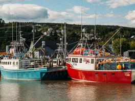 Fishing boats in New Brunswick